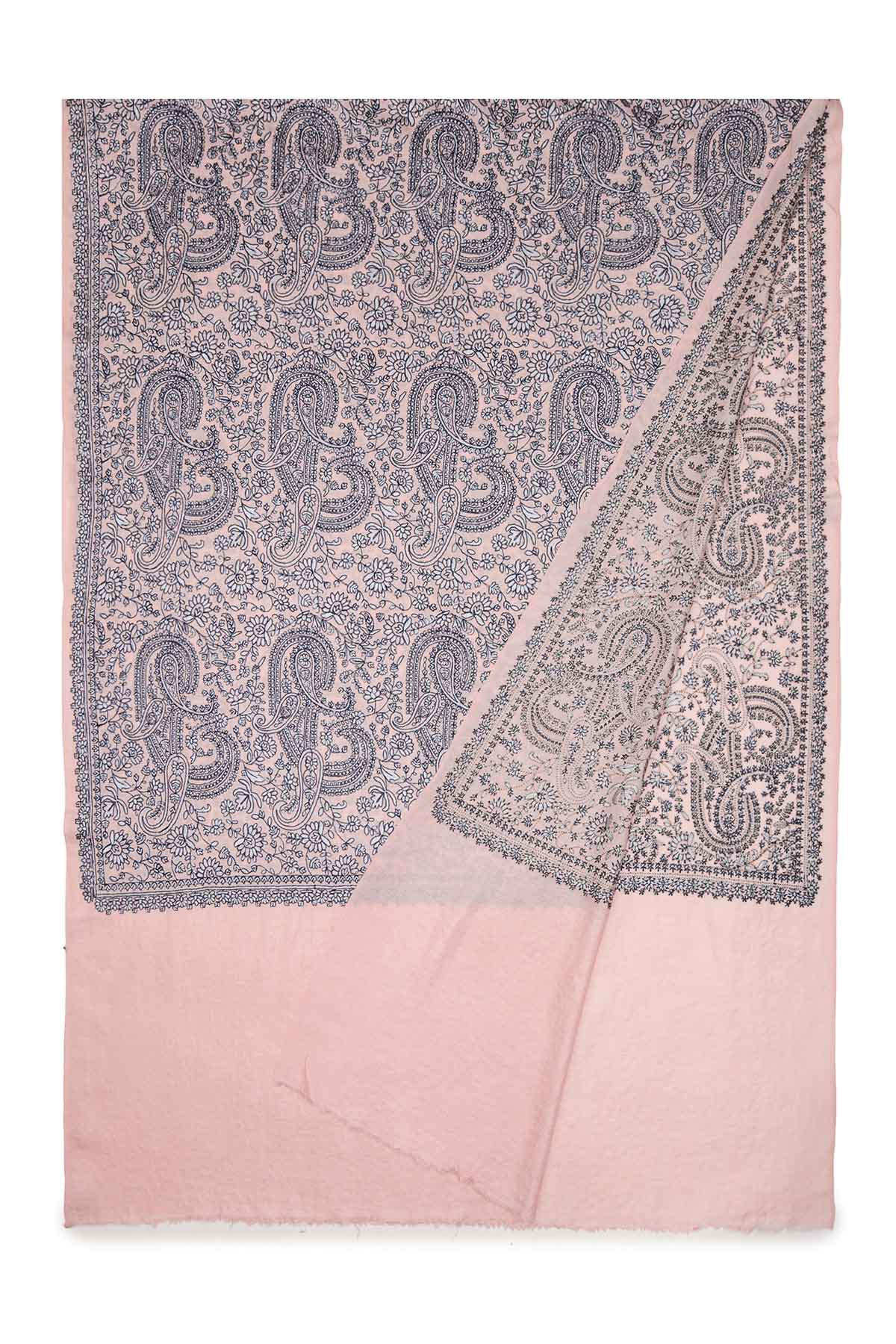 Pashmina Tapestry Paisley Trio | Peach Blush