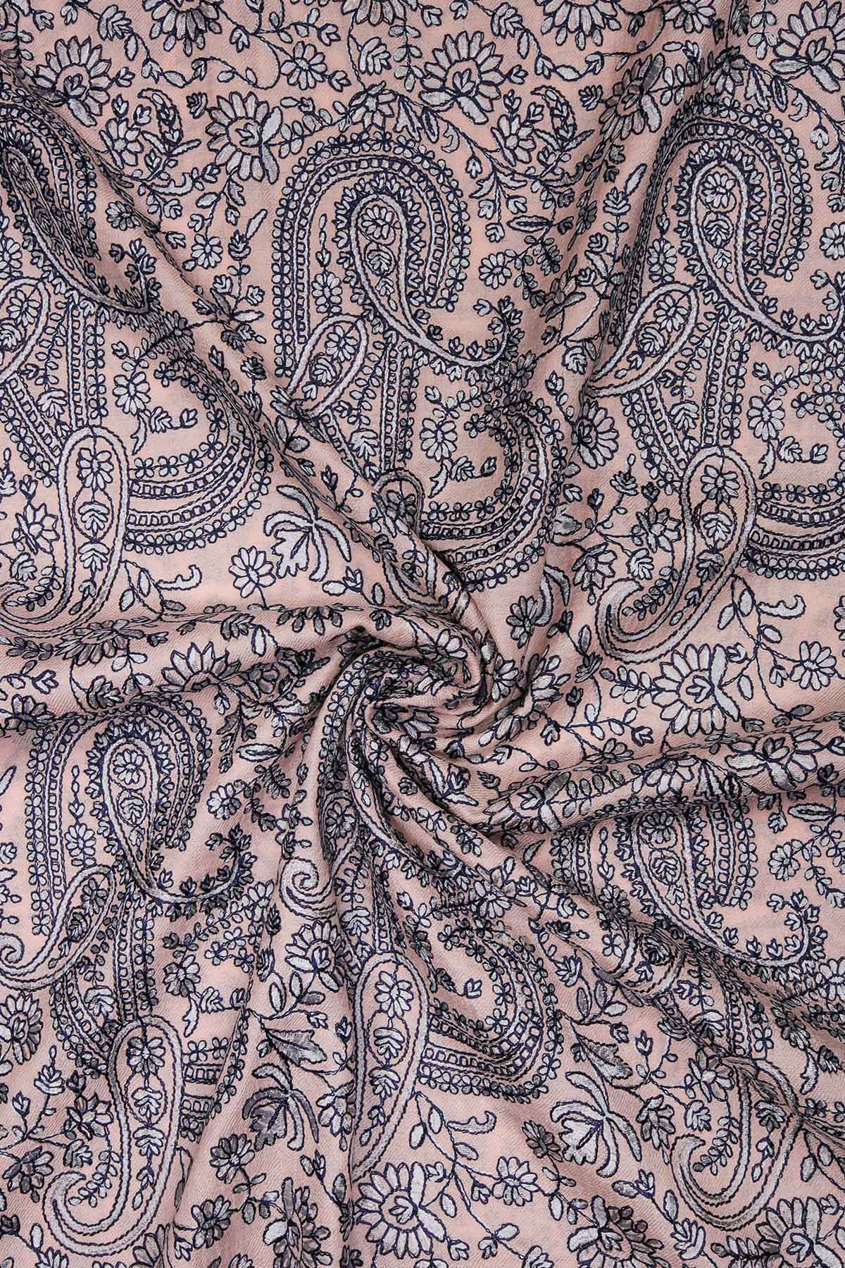 Pashmina Tapestry Paisley Trio | Peach Blush