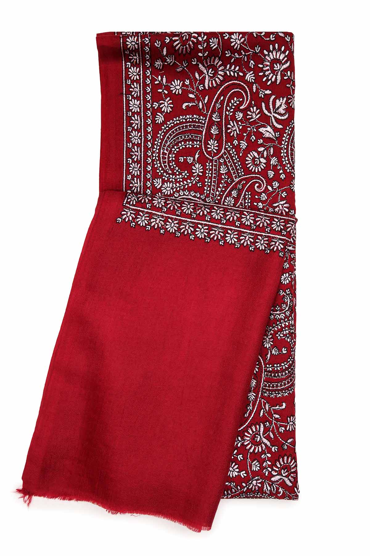 Pashmina Tapestry Paisley Trio | Crimson