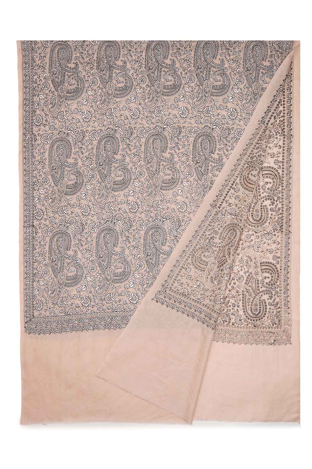 Pashmina Tapestry Paisley Trio | Nude beige