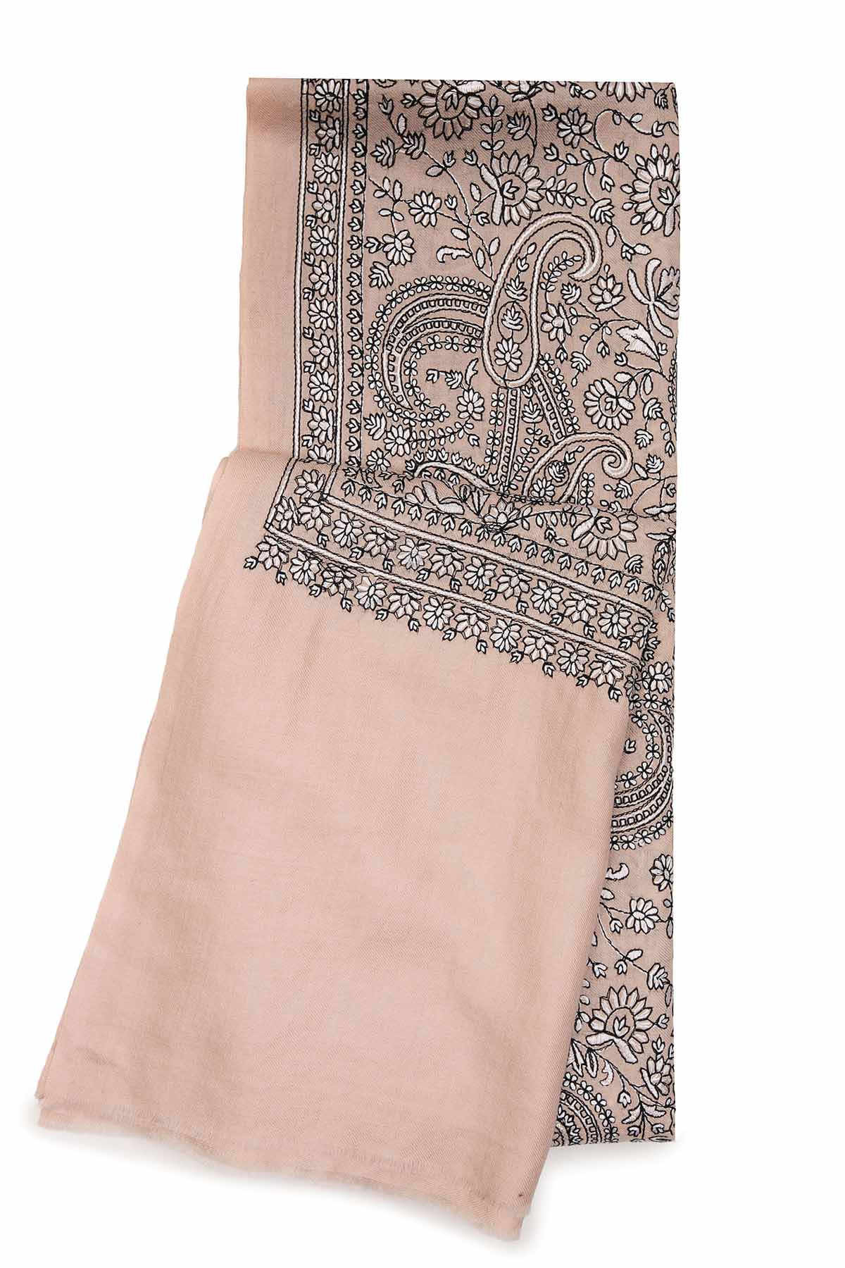 Pashmina Tapestry Paisley Trio | Nude beige