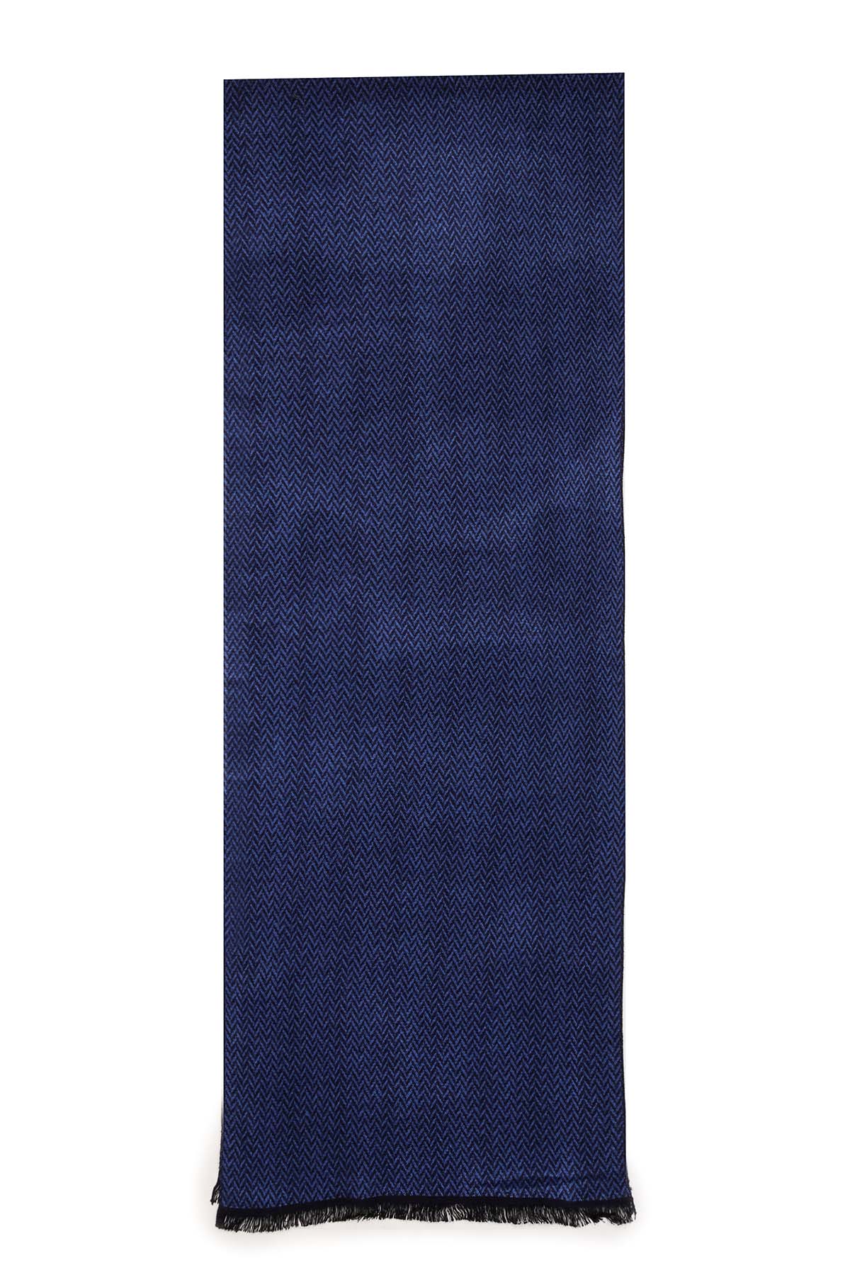 Pashmina Muffler Herringbone | Royal-Blue