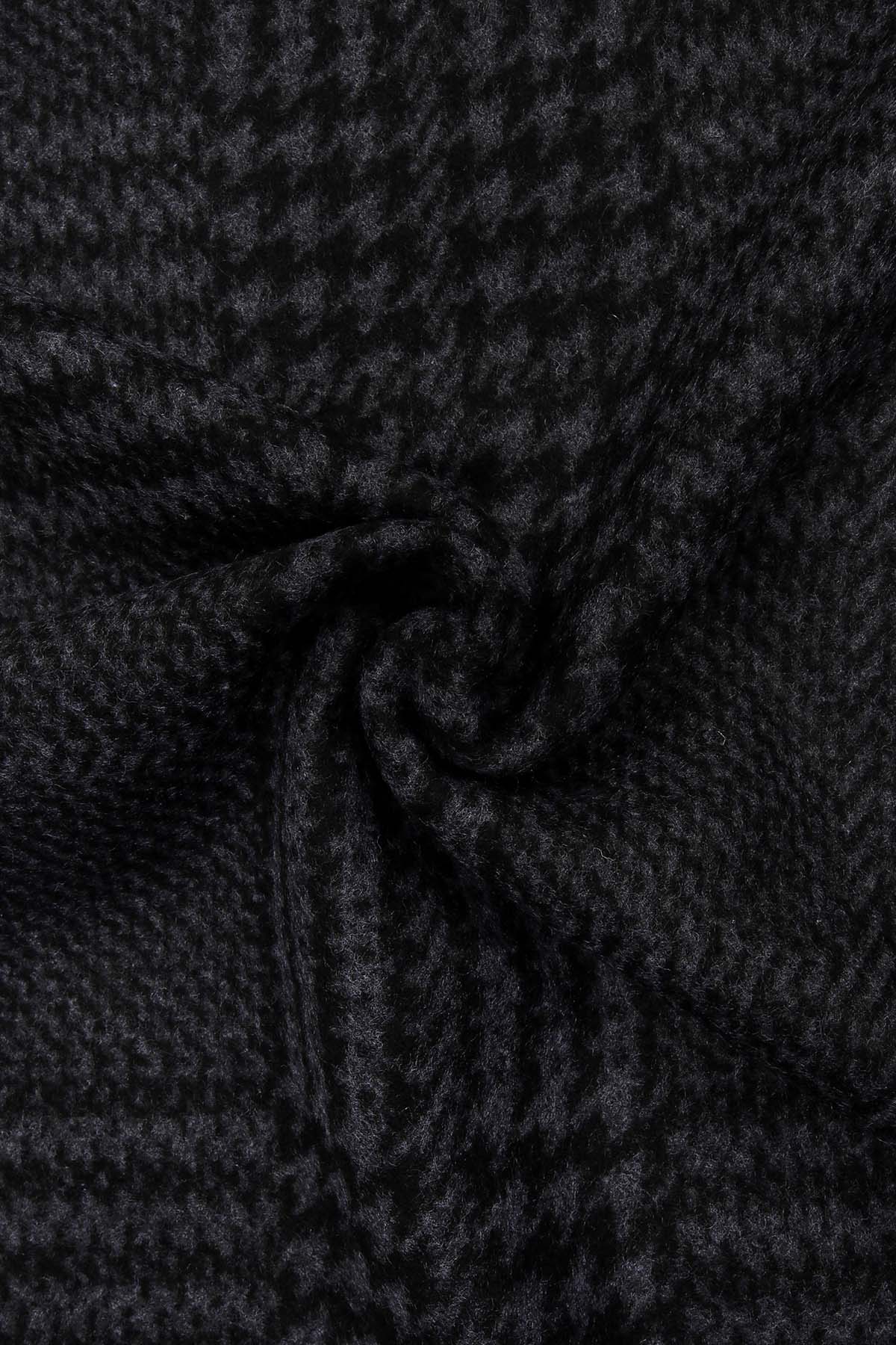 Pashmina Muffler Plaid | Charcoal