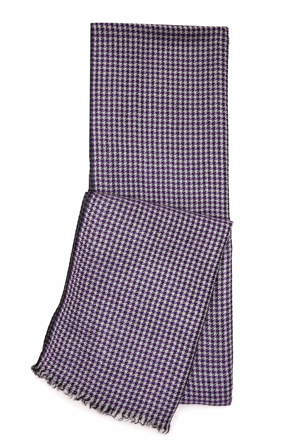 Cashmere Highlands Checkerboard | Purple-Grey