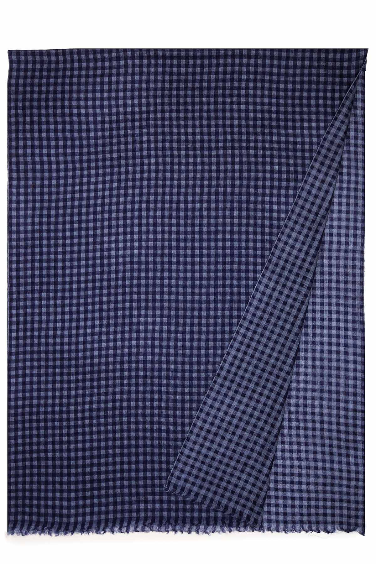 Cashmere Highlands Checkerboard | Slate-Blue