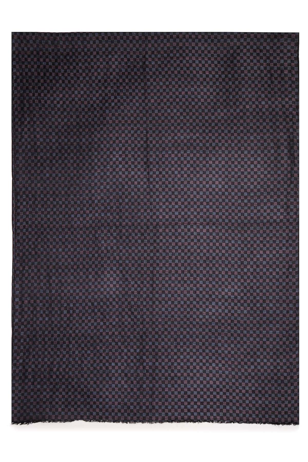 Cashmere Highlands Checkerboard | Black-Brown