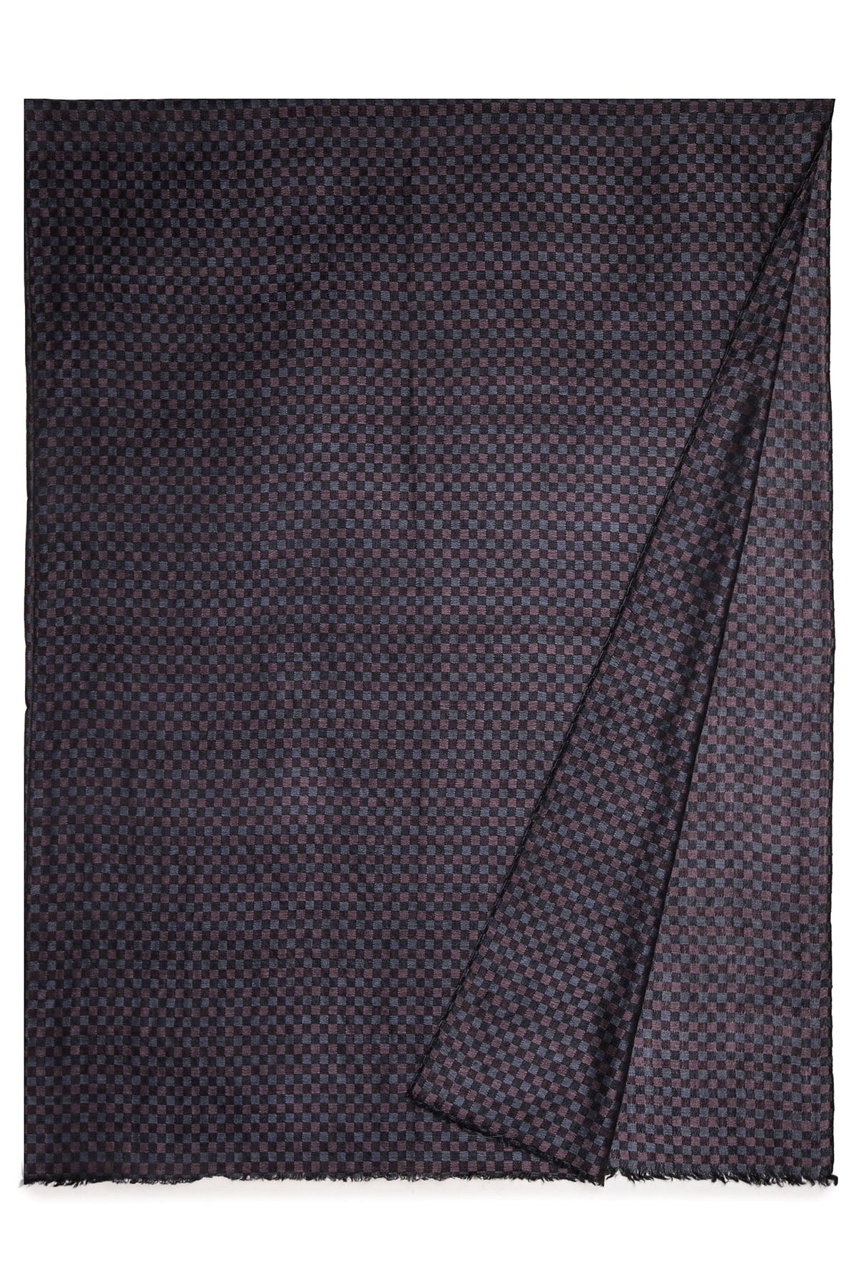 Cashmere Highlands Checkerboard | Black-Brown
