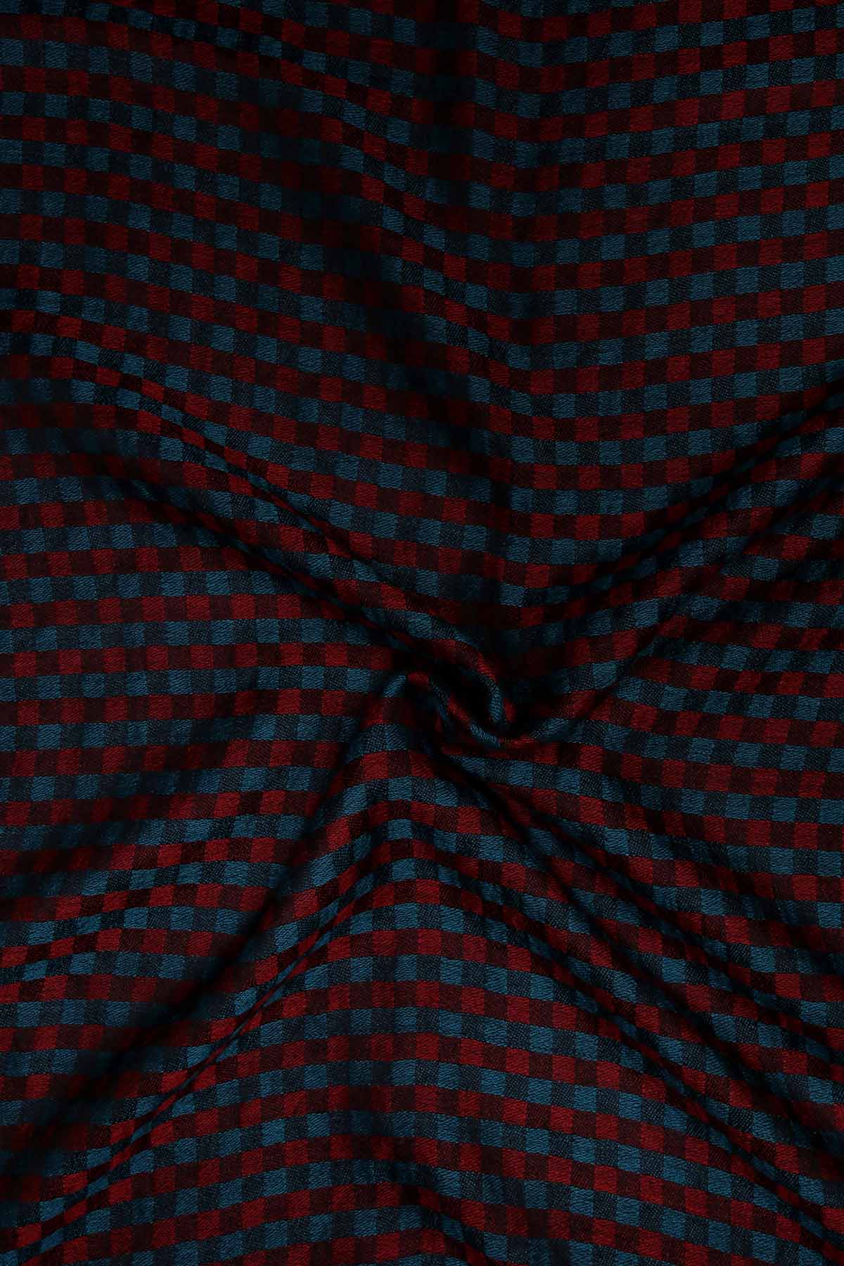 Cashmere Highlands Checkerboard | Crimson-Burgundy