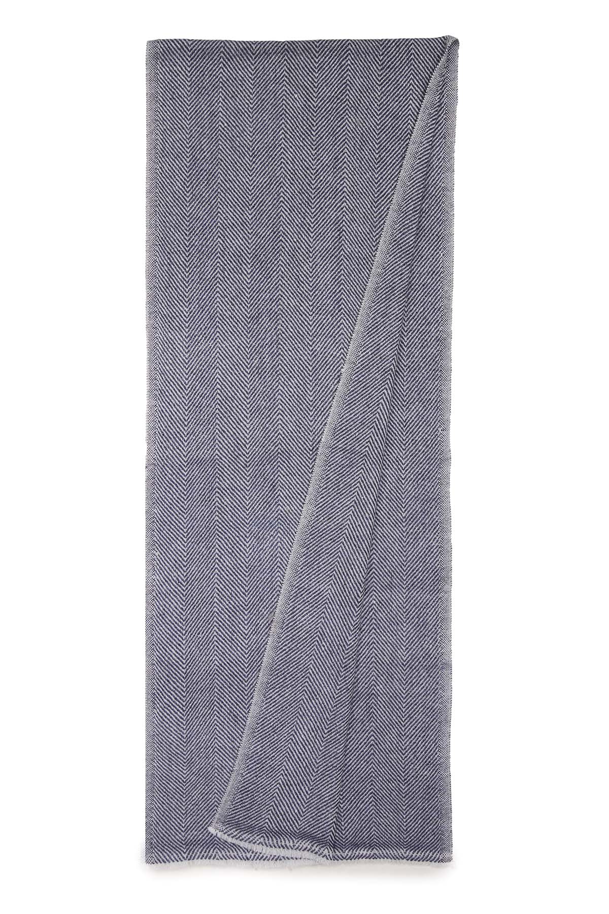 Pashmina Muffler Herringbone | Grey
