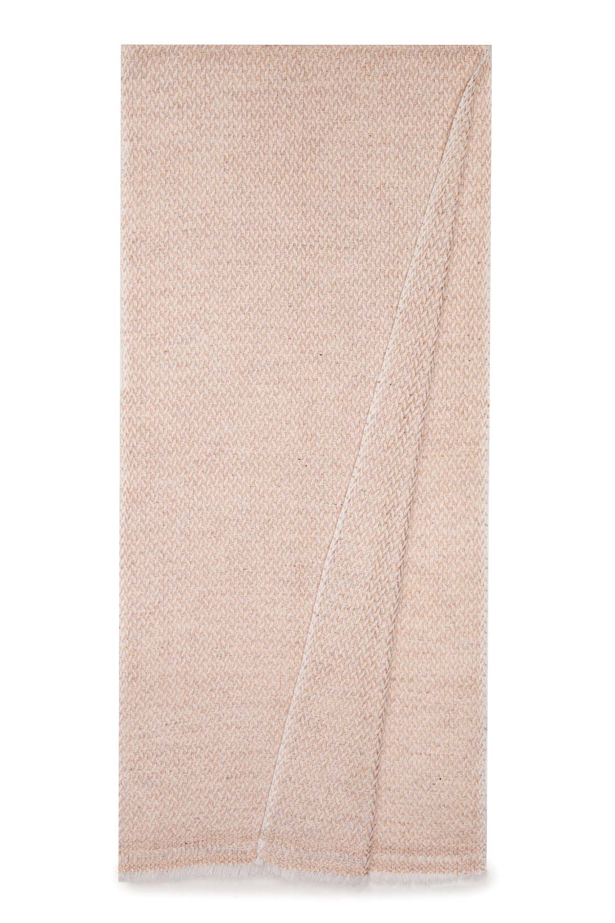 Pashmina Muffler Basket Weave | Cool-Beige