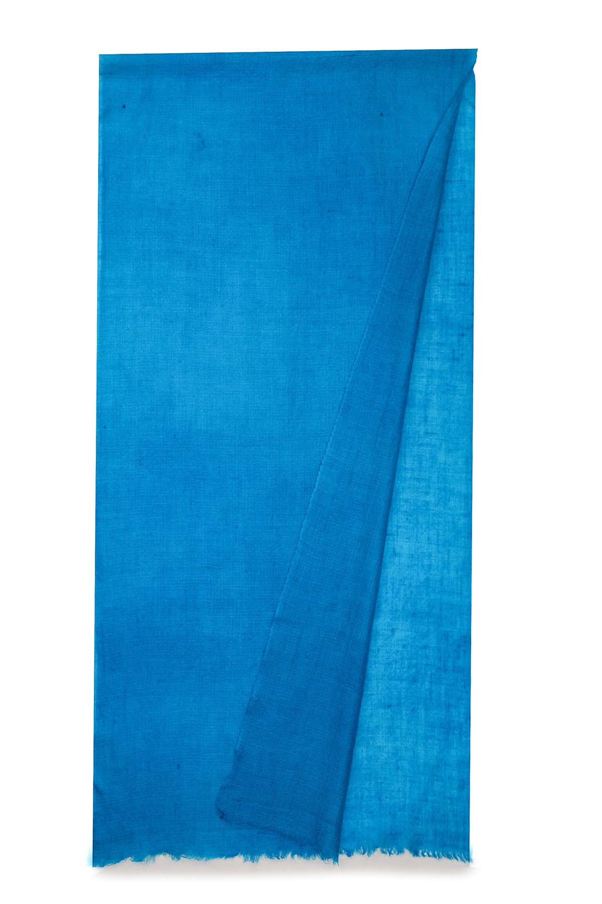 Handwoven Cashmere Muffler | Azure