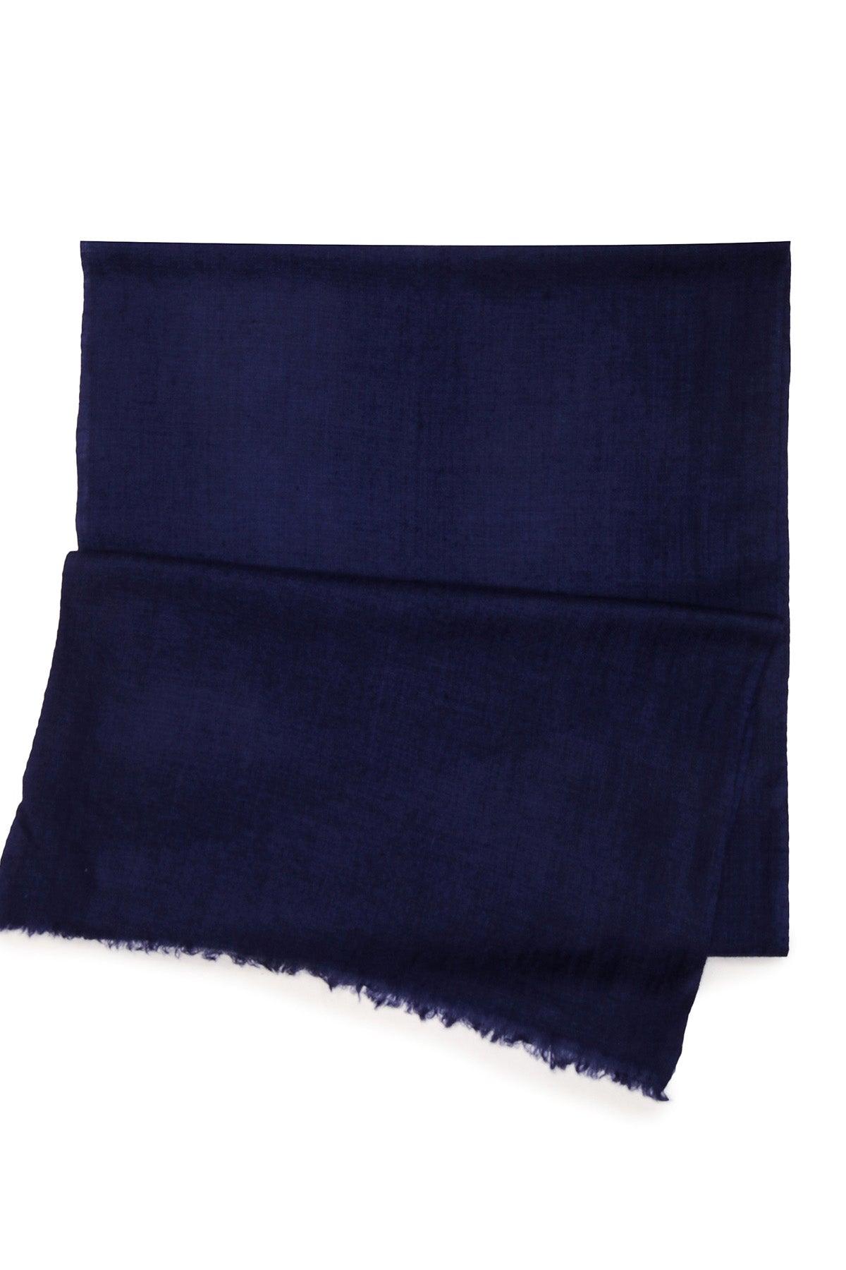 Handwoven Cashmere Muffler | Ink-Navy