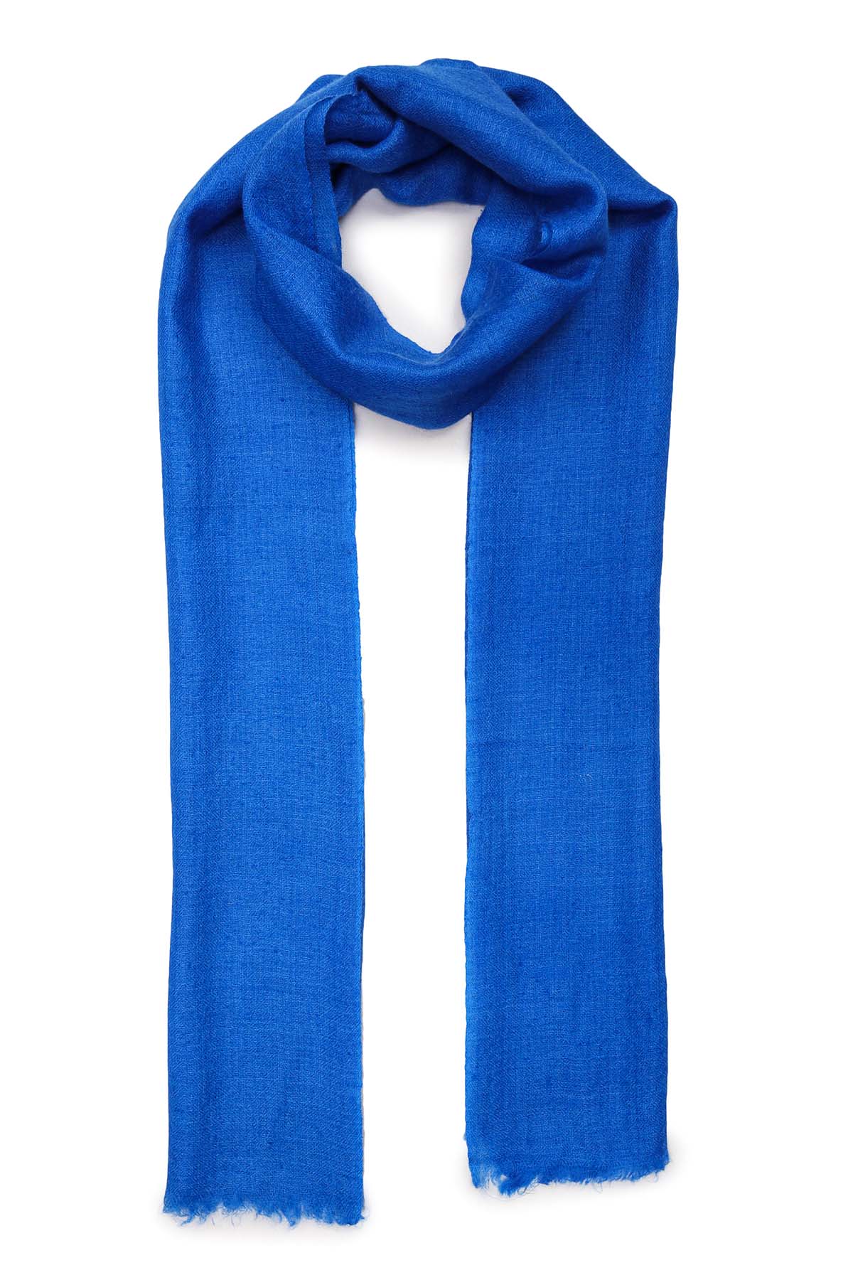 Handwoven Cashmere Muffler | Cerulean