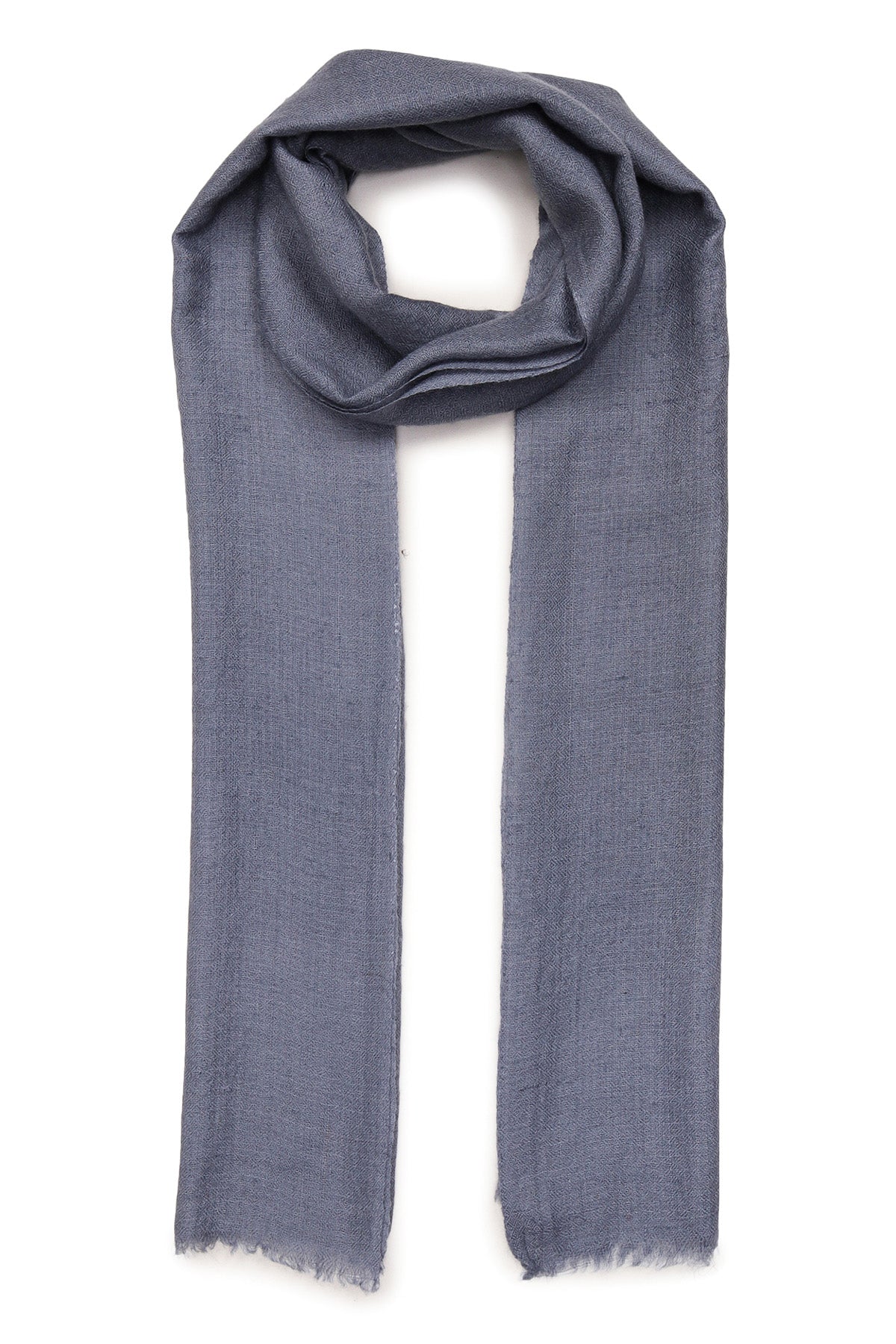 Handwoven Cashmere Muffler | Slate
