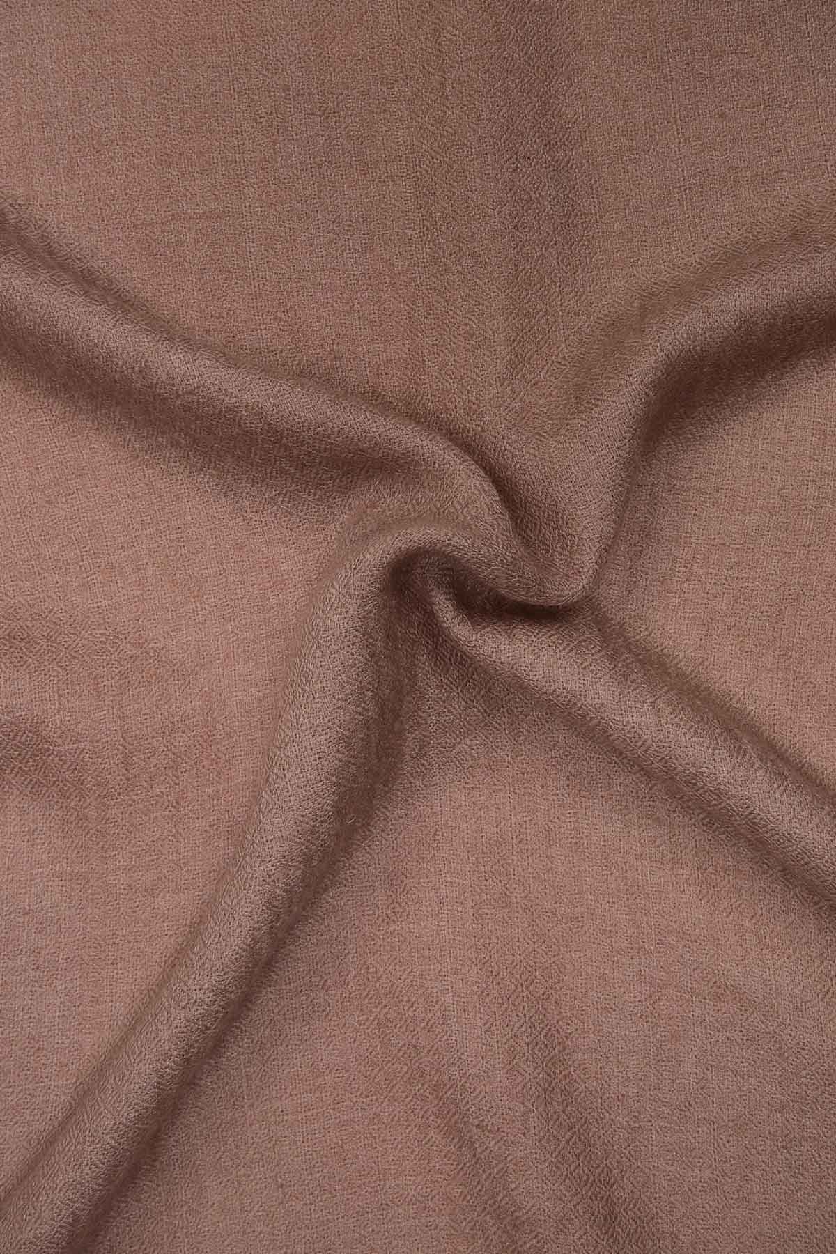 Handwoven Cashmere Muffler | Rosy-Taupe