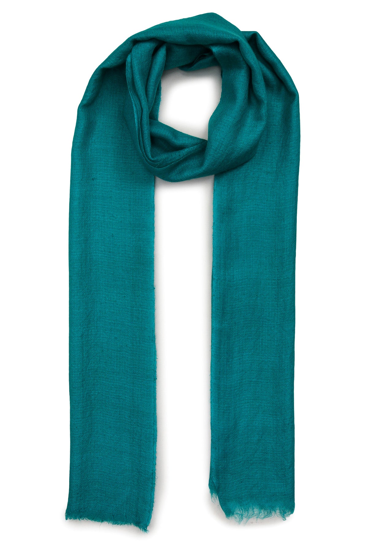 Handwoven Cashmere Muffler | Teal