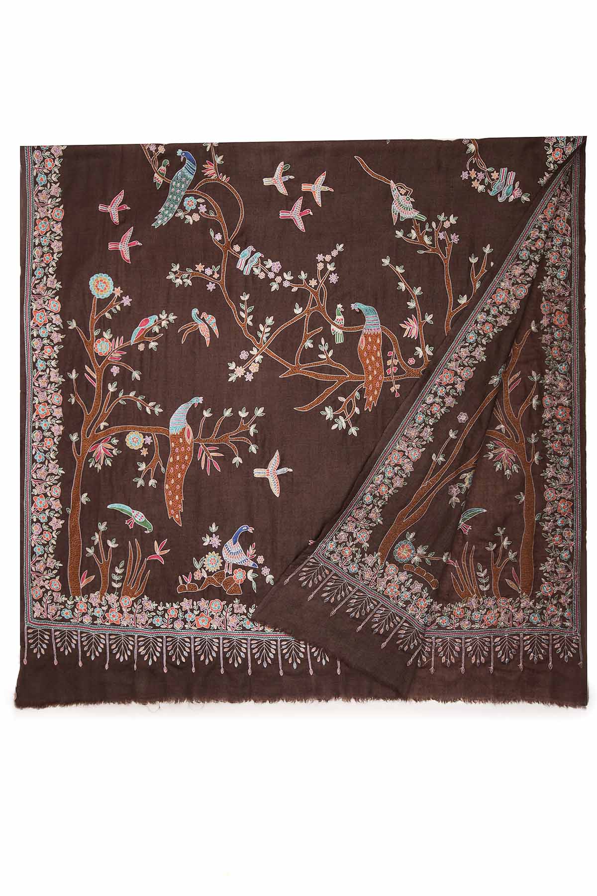 Cashmere Birds of Paradise | Chocolate