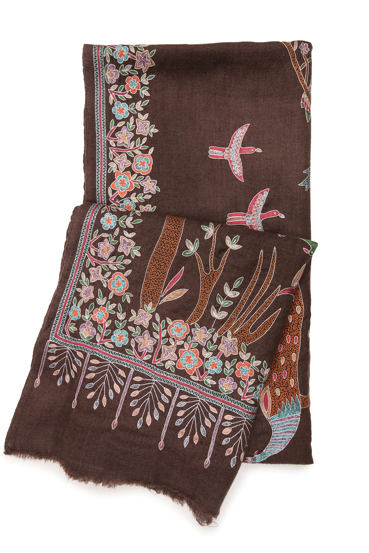 Cashmere Birds of Paradise | Chocolate