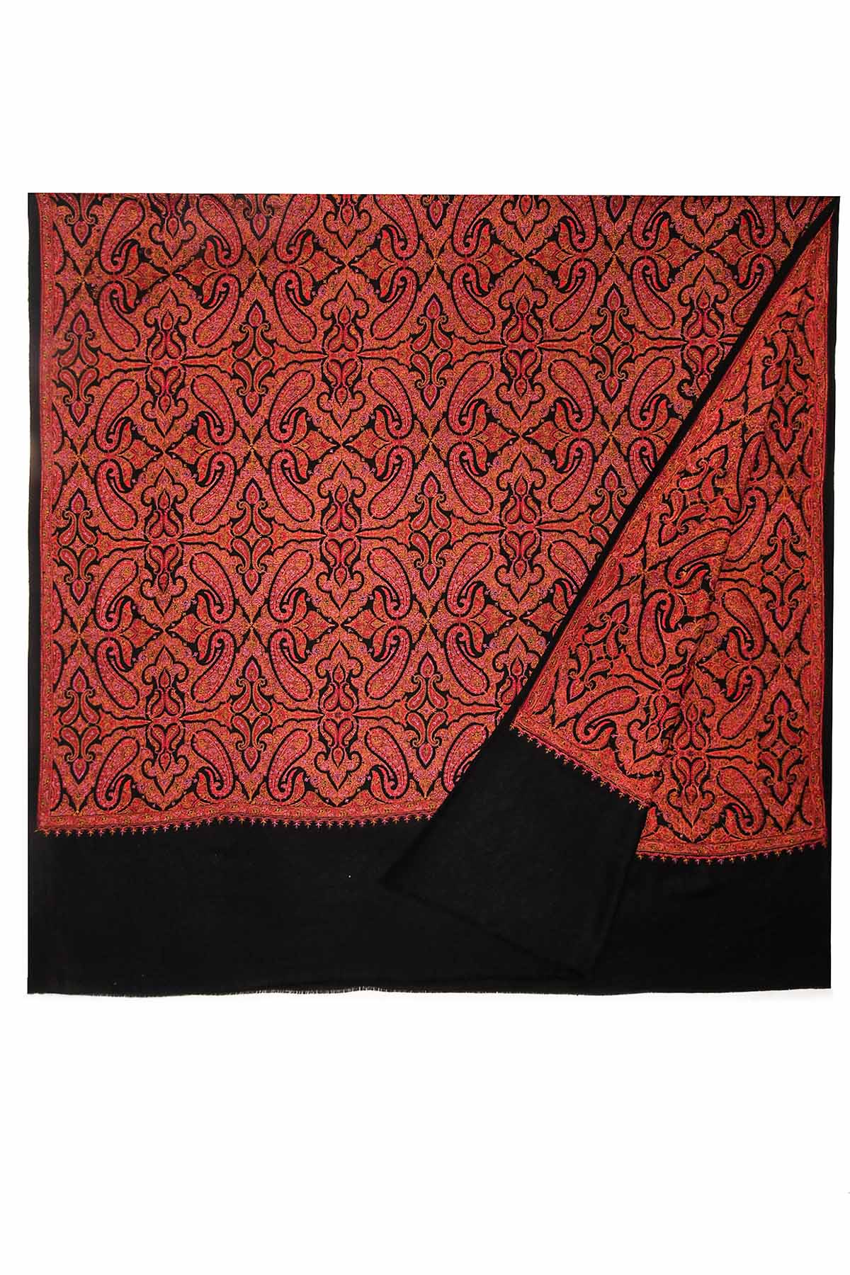 Cashmere Pasiley Lattice | Maroon