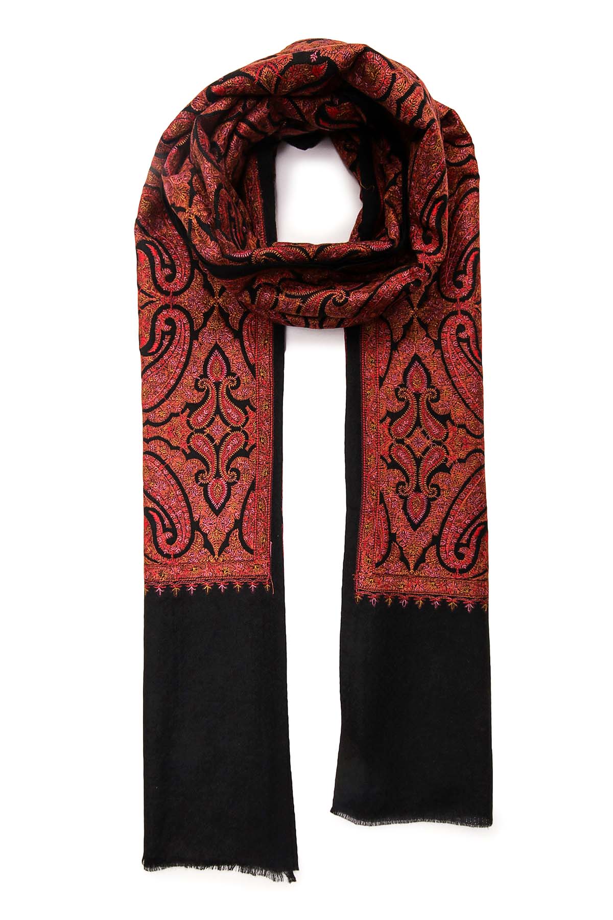 Cashmere Pasiley Lattice | Maroon