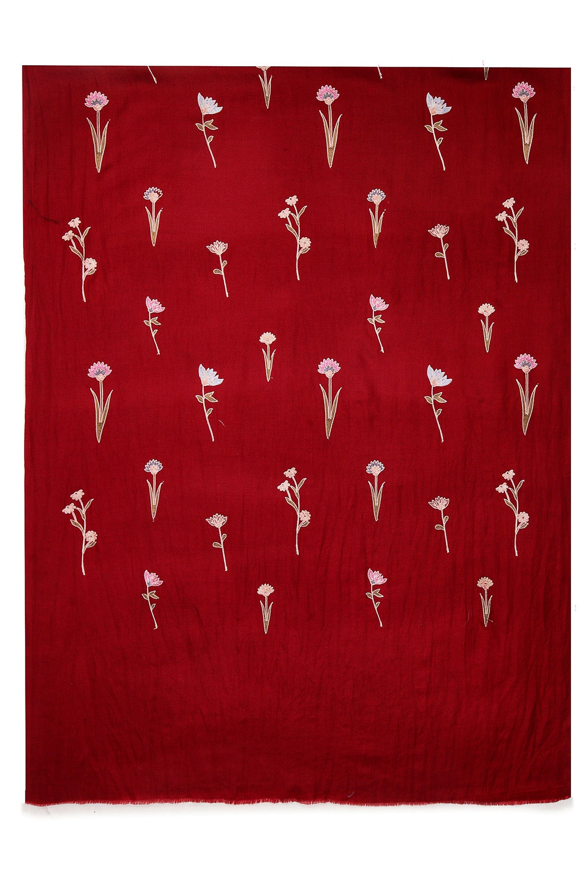 Cashmere Floral Cascade | Crimson