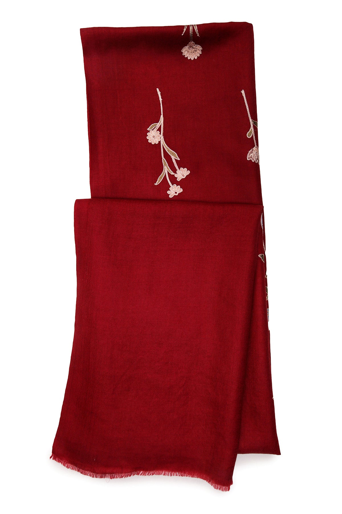 Cashmere Floral Cascade | Crimson