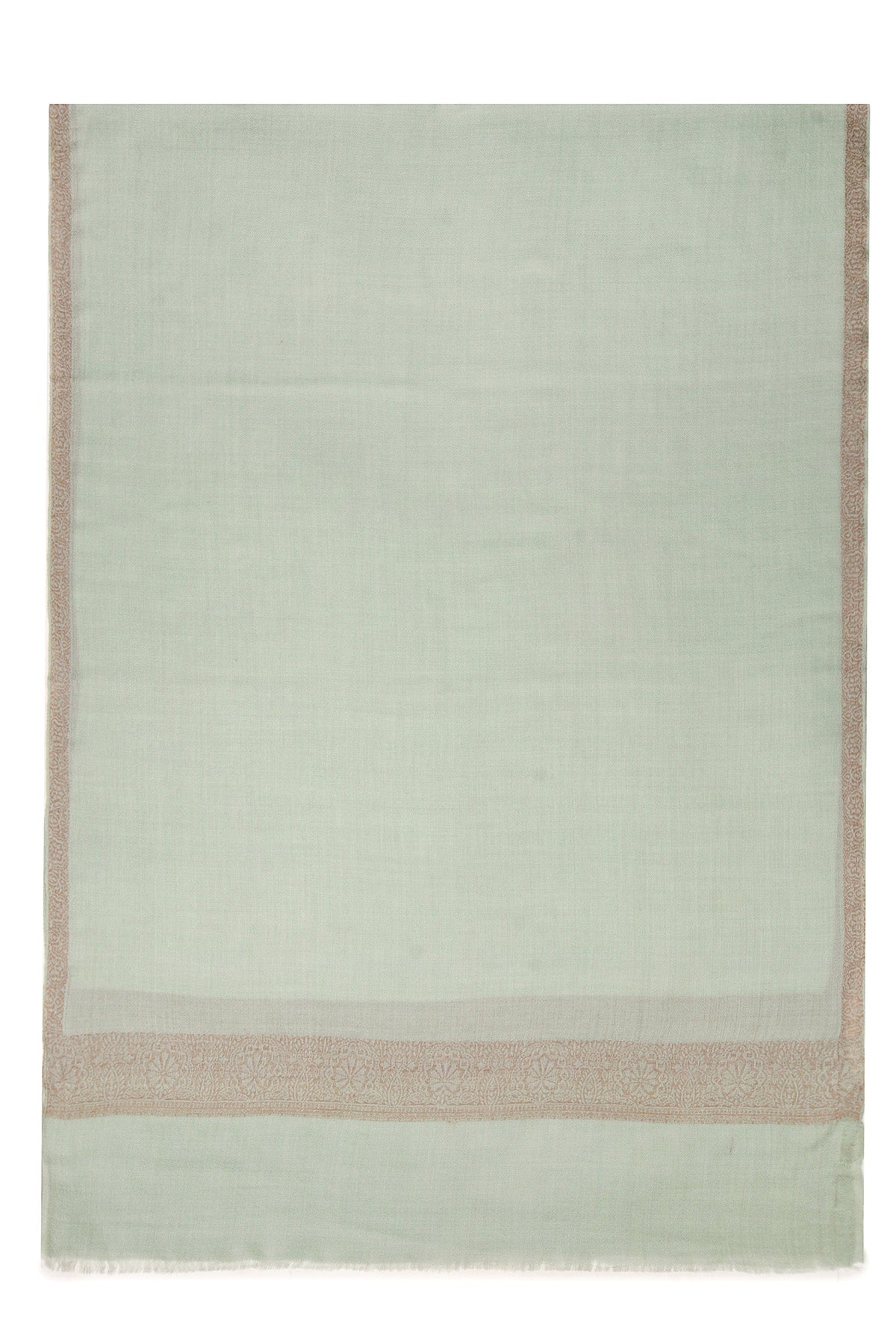 Pashmina Birds Eye - Halo Edge | Sage-Mint