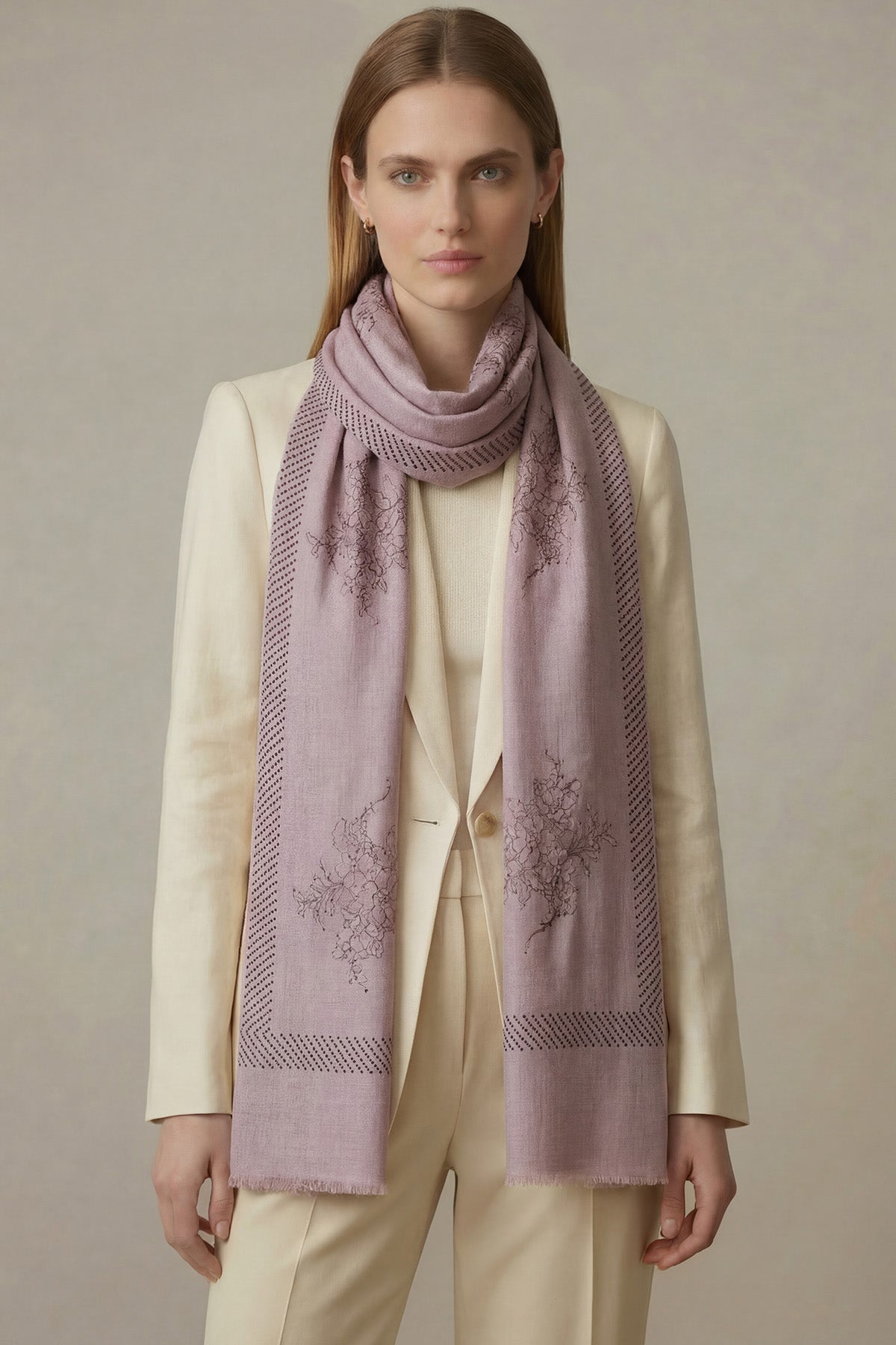 Cashmere Chantilly Lace Constellation | Muted-Rose