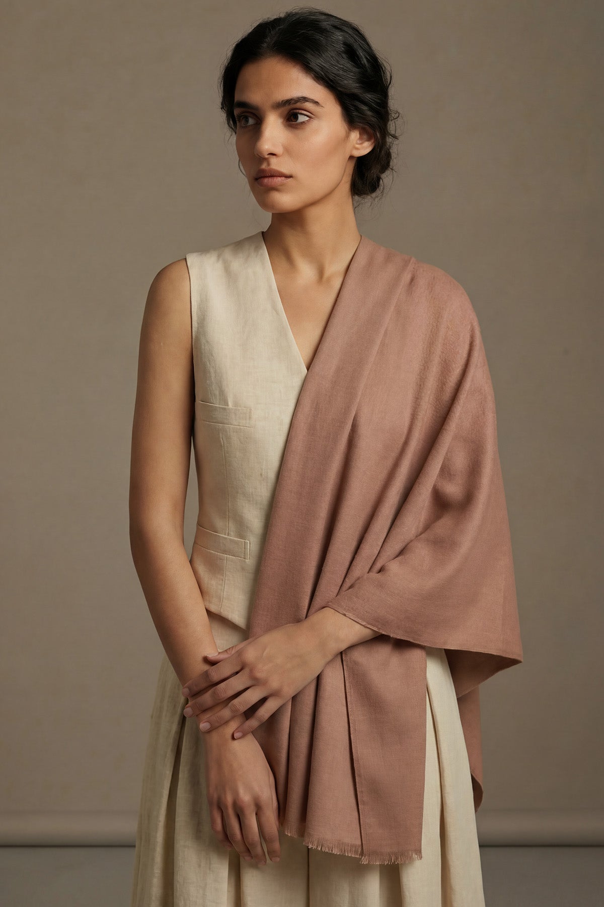 Signature Baby Cashmere | Camel-Rose