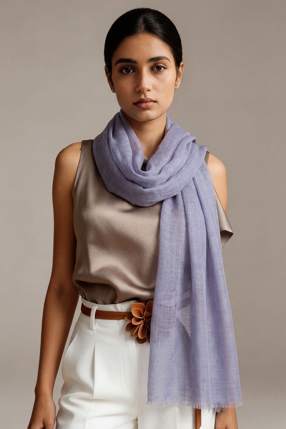 Handwoven Cashmere Souffle | Lavender