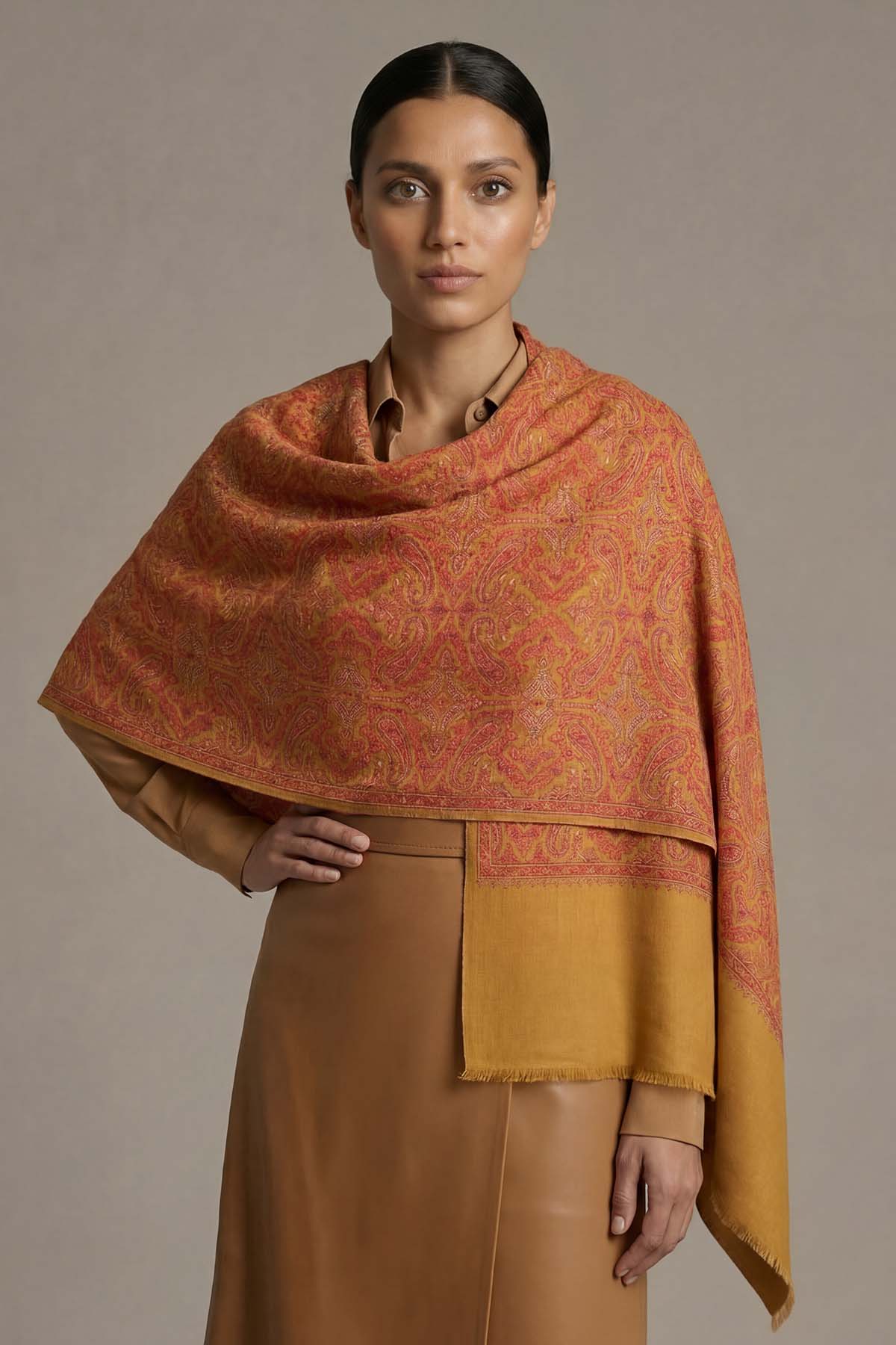 Cashmere Pasiley Lattice | Amber