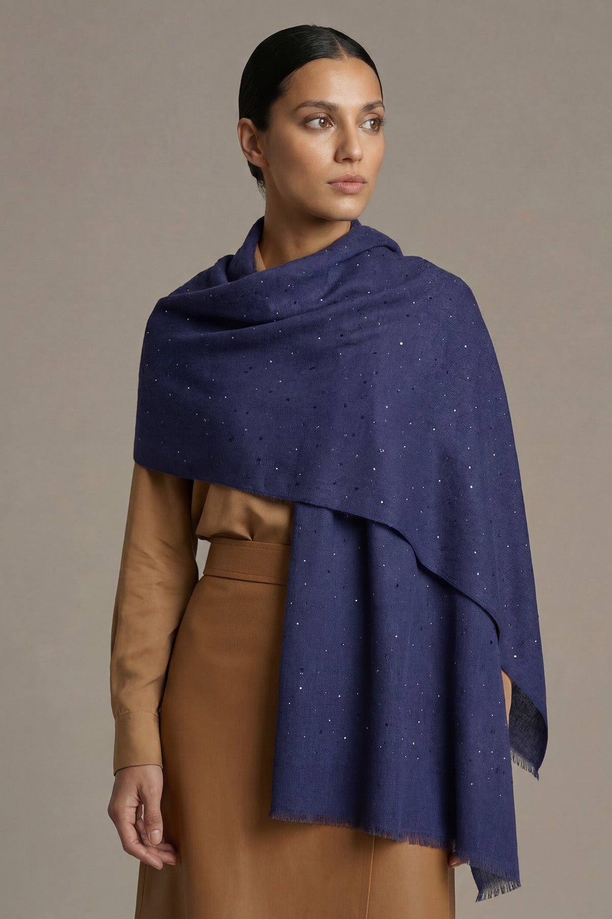 Pashmina Swarovski Starlight | Navy