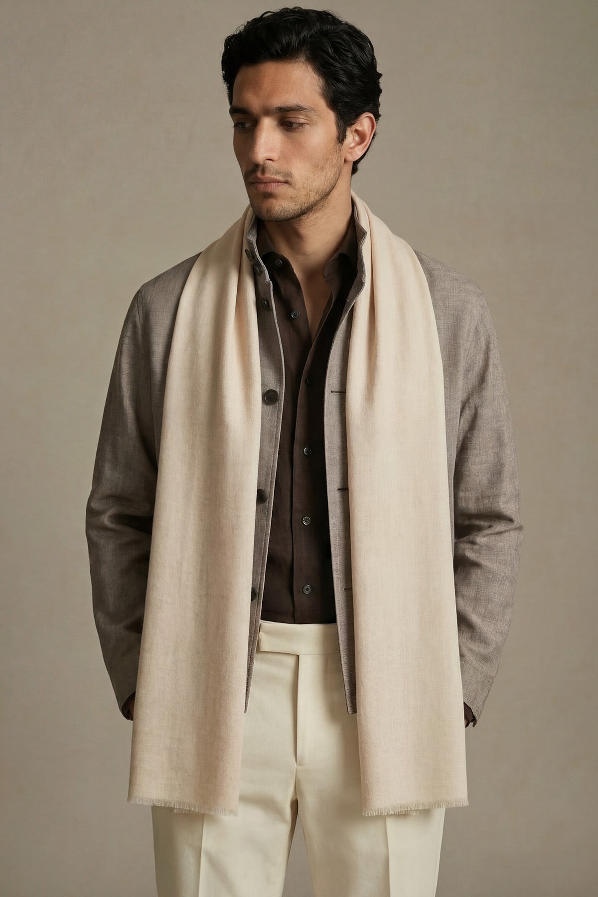 Handwoven Cashmere Souffle | Oatmeal
