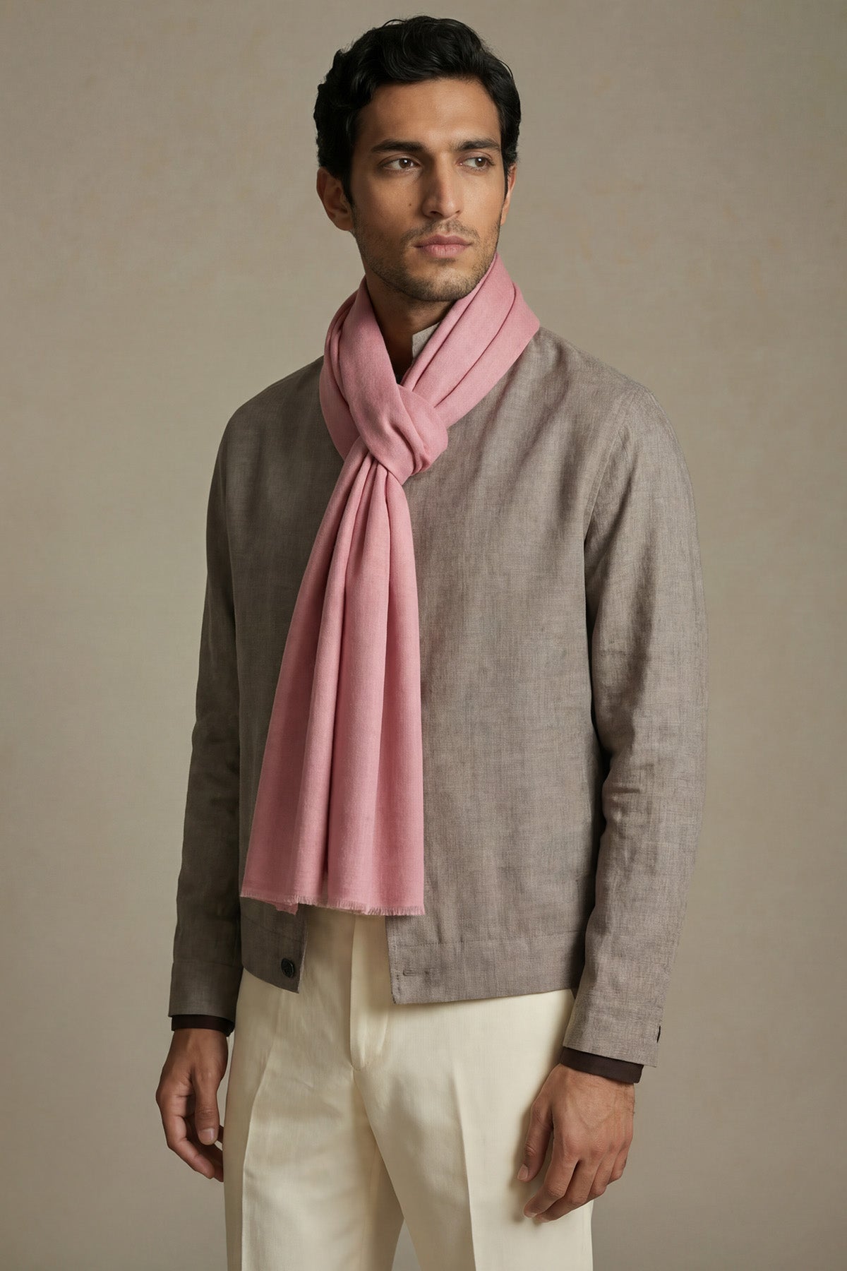 Handwoven Cashmere Souffle | Antique-Rose