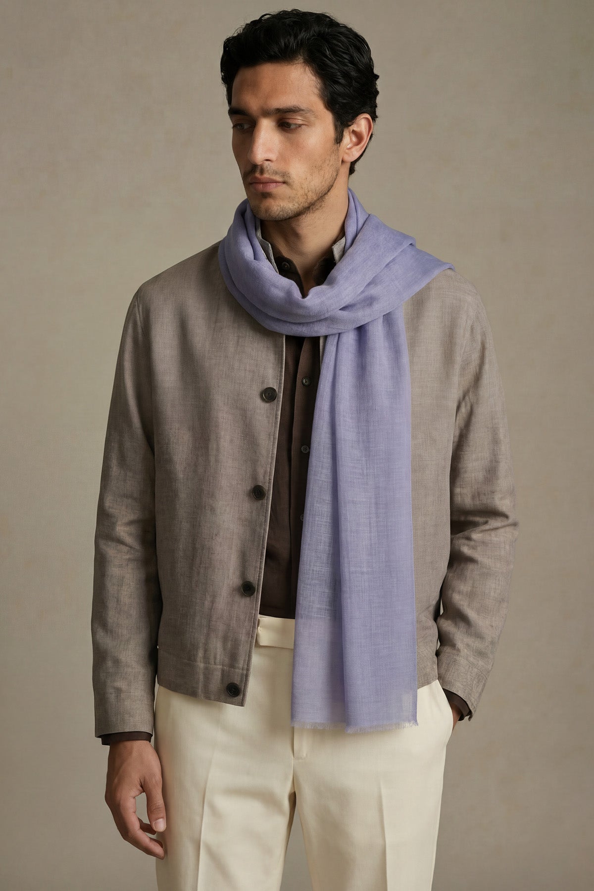 Handwoven Cashmere Souffle | Lavender