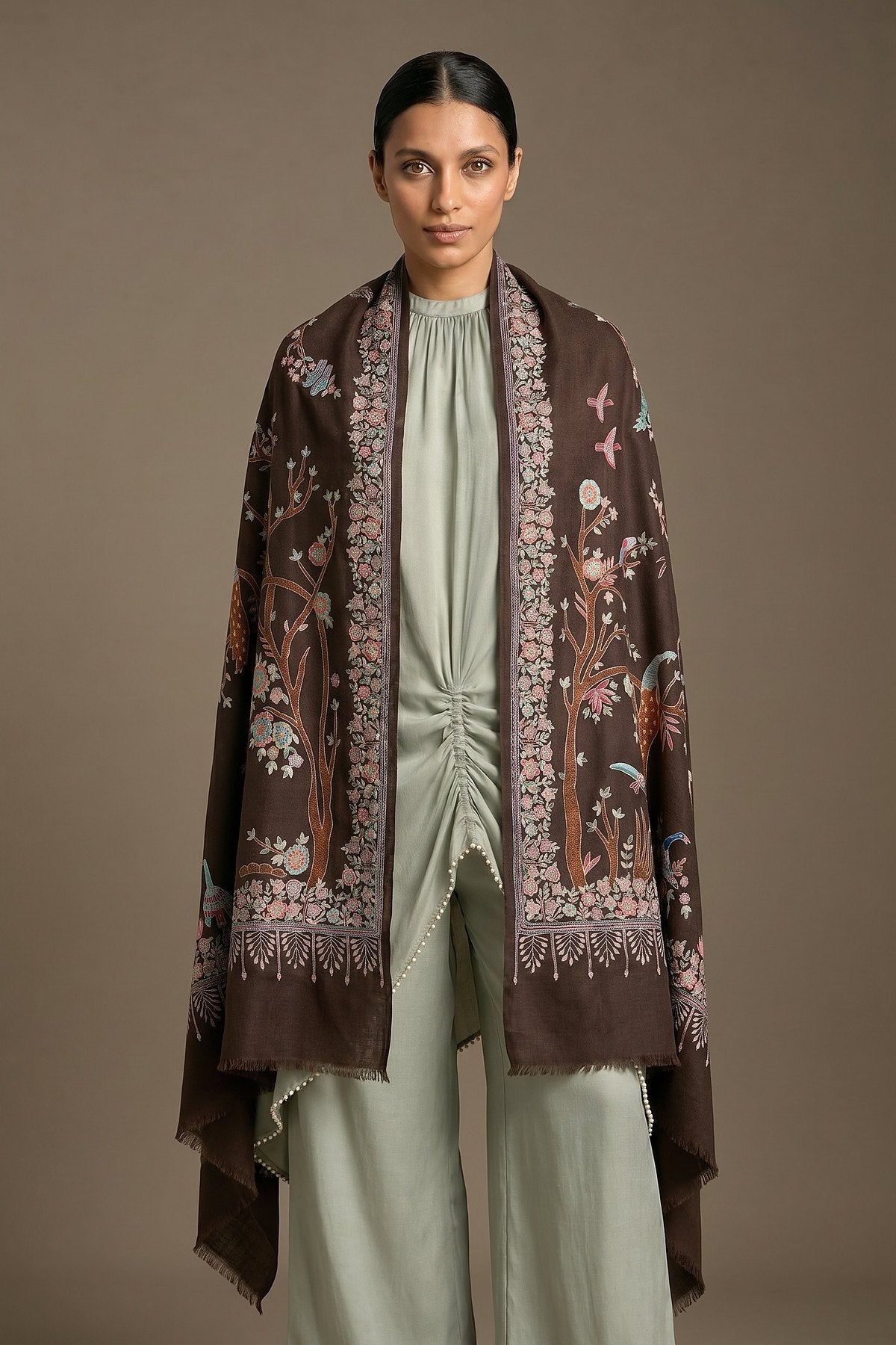 Cashmere Birds of Paradise | Chocolate